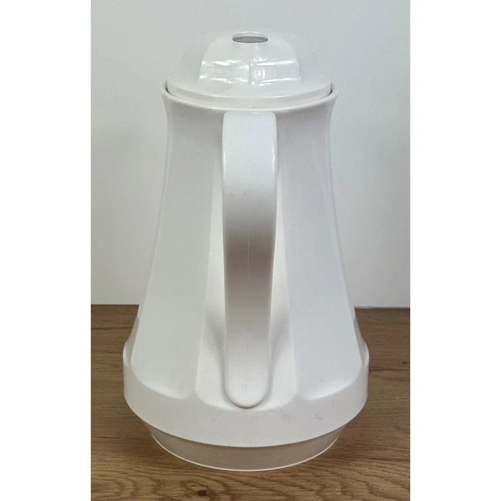 Thermos Christa No. 430 Thermal Carafe White West Germany Vintage MCM Pitcher